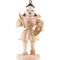 BLANK Kunsthandwerk Kurzrockengel mit Becken, Natur - 6,6 cm