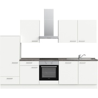 nobilia® elements Küchenzeile »" basic"«, vormontiert, Ausrichtung wählbar, Breite 300 cm, ohne E-Geräte