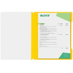 25 LEITZ Schnellhefter 4191 Kunststoff gelb DIN A4