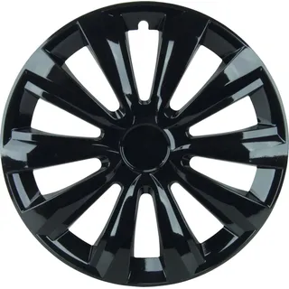 CARTREND Unitec Radzierblende Delta 38 Cm (15 Zoll) Schwarz 1 Stück