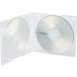 Hama CD-Hüllen 51168, 142 x 125 mm, Slim Case, für Speicher-CD - Kapazität: 2 Discs, 25)