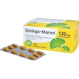 Hermes Arzneimittel GINKGO-MAREN 120 mg Filmtabletten 120 St