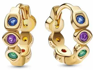Pandora Marvel x Pandora Infinity Stones Hoop Earrings Ohrringe 262567C01