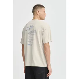 !Solid T-Shirt SOLID "T-Shirt SDOrrick", Herren, Gr. XXL, beige (oatmeal), Obermaterial: 100% Baumwolle CO., Shirts T-Shirt