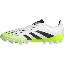 adidas Predator League 2G/3G AG Herren Cloud White/Core Black/Lucid Lemon 43 1/3