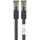 goobay CAT 8.1 Patchkabel, S/FTP (PiMF), Schwarz,