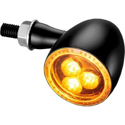 Kellermann Bullet 1000® Dark , Blinker - Schwarz Stark-Getönt