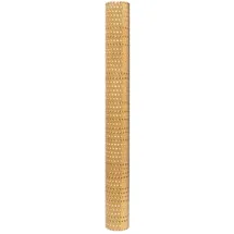 vidaXL Balkon-Sichtschutz 300 x 90 cm Hellbraun Rattan