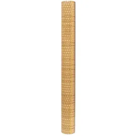 vidaXL Balkon-Sichtschutz 300 x 90 cm Hellbraun Rattan