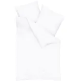 Mako-Satin weiß 135 x 200 cm + 80 x 80 cm