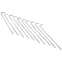 Regatta Steel Pegs Stahlheringe, 8" Zoll, 10 Stück