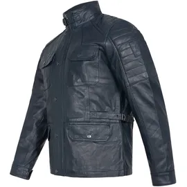 Rock Creek Lederjacke blau 2