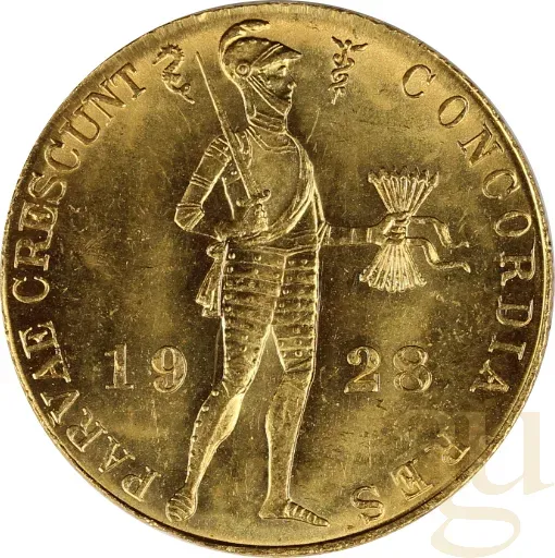 1 Dukat Goldmünze Niederlande