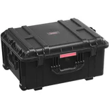 Vevor 3,5 Kubikfuß Hartschalenkoffer, Hartschale Trolley Koffer mit Rollen & einziehbarem Ziehgriff, IP67 wasserdichte Schutzhülle mit 4 Clips, 4 Vorhängeschlosslöchern und Schaumstoffeinlage