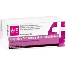 AbZ-Pharma Ibuprofen AbZ 400 mg akut Filmtabletten