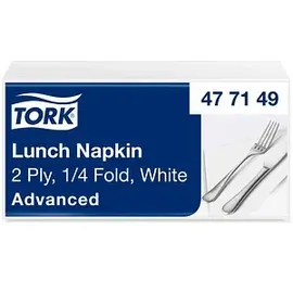 TORK Servietten Lunch Advanced weiß 2-lagig 32,5 x 32,8 cm, 200 St.
