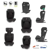 4BABY App-Fix Kindersitz 15-36 kg I-Size, Sicherheit, Komfort, ISOFIX, Schwarz - Schwarz