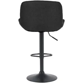 deluke Barhocker PONOR 50 x 50 x 85 cm Schwarz