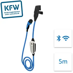 NRGkick KfW Select, Typ 2, 16 A, Outdoor, 5 m, Überspannung, Überhitzung, Unters
