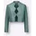MAINPOL Leder-Blazer in jade | Gr.: 40