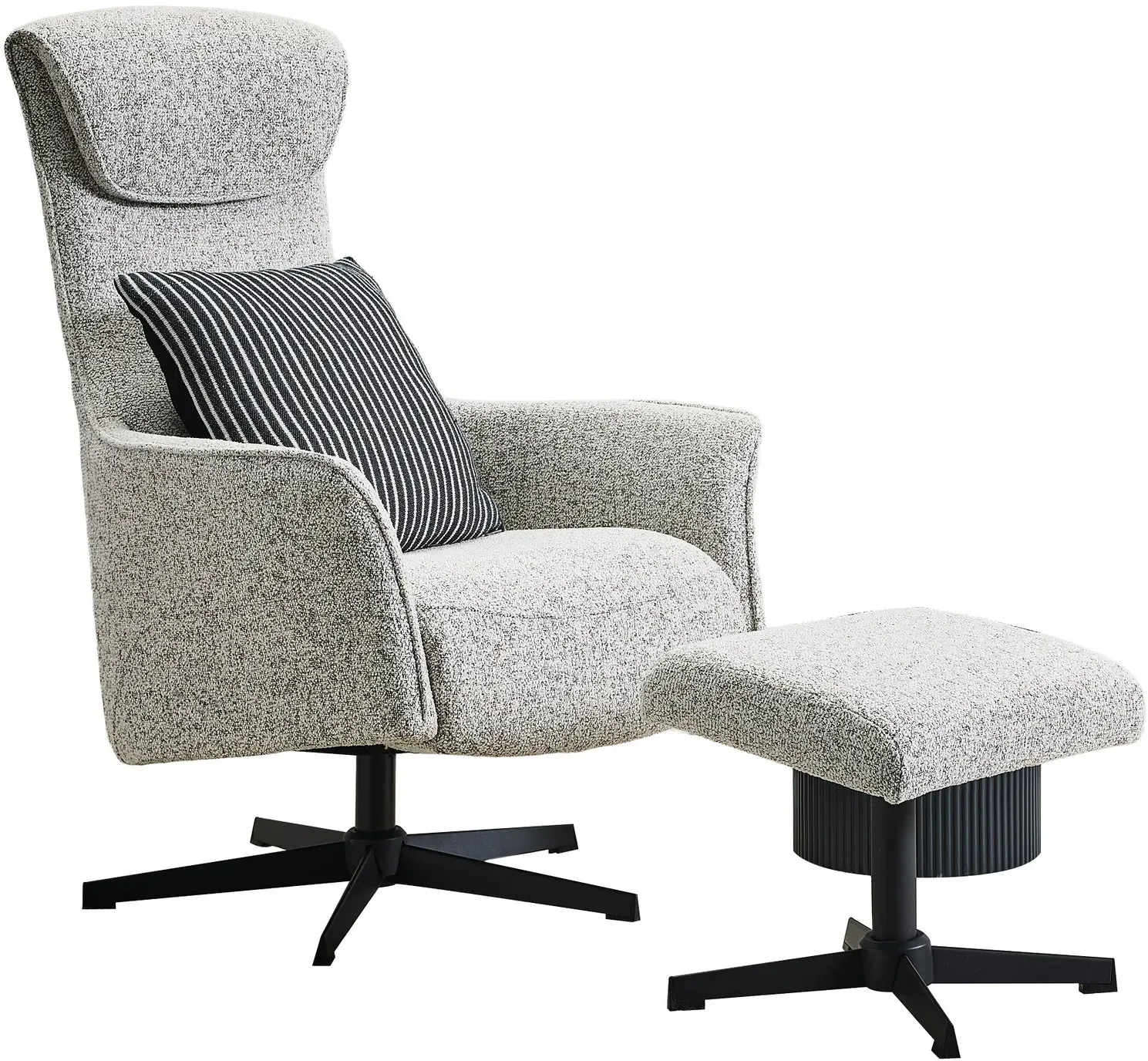 Welnova Relaxsessel mit Hocker VICTORIA - B/H/T ca. 78.00x111.00x81.00
