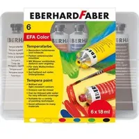 Eberhard Faber Temperafarben 6 St. 18 ml Gelb/Mehrfarbig