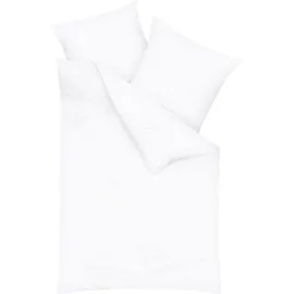 KAEPPEL Uni Mako-Satin weiß 200 x 200 cm + 2 x 80 x 80 cm