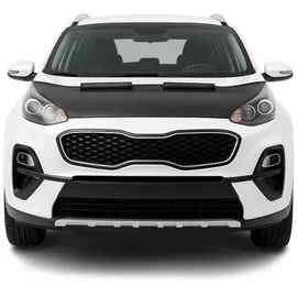 Omac Haubenbra Steinschlagschutz kompatibel mit Kia Sportage QL 2017-2021 Schwarz Halb