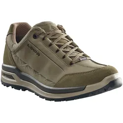Lowa Alltag-Travelschuhe Bellagio Low GTX (Nubukleder, wasserdicht) olivegrün Herren