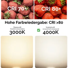 Lumiled LED Lampen E14 R50 6W Leuchtmittel ersetzt 50W 6 Stück 540lm 4000K Neutralweiß 120° 230V Lichtquelle LEDs Lampe