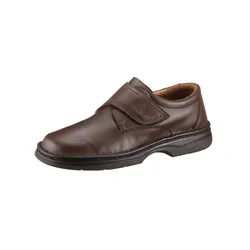 Klettschuh HELIX, Herren, Gr. 44, braun, Glattleder, sportlich, Schuhe