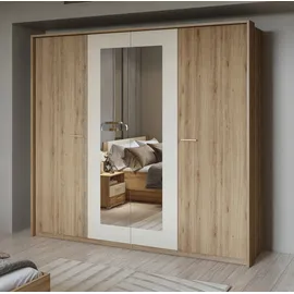Home Affaire Drehtürenschrank Bitry 232,5 x 216 x 63 cm Beige