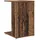 vidaXL Beistelltisch Mit Rad Altholz 40 x 35 x 60 cm Holzwerkstoff