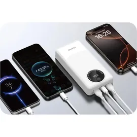 DUDAO K12Pro Powerbank 20000mAh 22.5W PD USB-A/USB-C Weiß