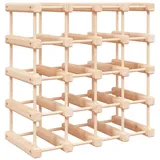vidaXL Weinregal, für 20 Flaschen 46,5x23x46,5 cm Massivholz Kiefer