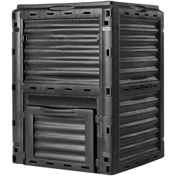 VEVOR Schnellkomposter 300L Gartenkomposter 60,7x60,5x82,5cm Thermokomposter PP-Kunststoff Kompostierer korrosionsbeständig hitzebeständig Kompostbehälter Kompostierung für Reduzierung des Hausmülls