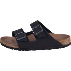 Birkenstock Arizona Vegan Birko-Flor Nubuk schmal schwarz 38