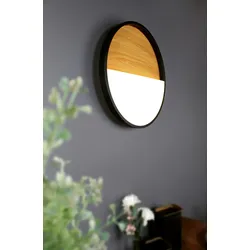 Licht-Erlebnisse Wandleuchte KLINGFELD LED 25W Natur Schwarz Aluminium LE116064