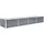 vidaXL Garten-Hochbeet verzinkter Stahl rechteckig 320 x 80 x 45 cm Grau  