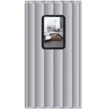 BAILR Türvorhang 140×230cm, Thermovorhang Wärmeschutzvorhang Winter Kalteschutz Isolier Schutz für Tür Thermo Türvorhang Wasserdicht Fliegenvorhang für Haustür Balkontür