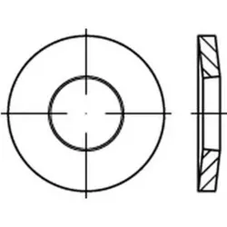 DIN 6796 Spannscheibe Edelstahl A4 16mm (reduz. Federkraft)