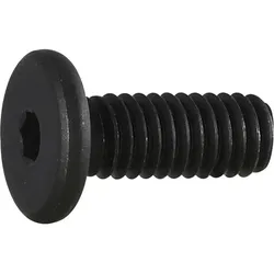 Zylinderschraube extrem niedriger Kopf - 10.9 Stahl geschwärzt - M 5x 16 mm