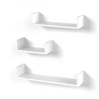Vicco 3er Set Wandregal Hängeregal Bücherregal Wandboard Trend Regal