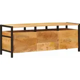 Stauraumschränke Braun 110 X 30 X 40 Cm Massivholz Mango