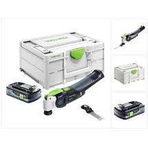 Festool VECTURO OSC 18 E-Basic Akku Oszillierer 18 V Starlock Max Brushless + 1x Akku 4,0 Ah + Systainer - ohne Ladegerät