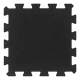 vidaXL Bodenfliesen Aus Gummi Schwarz 30 x 30 cm 9 St.