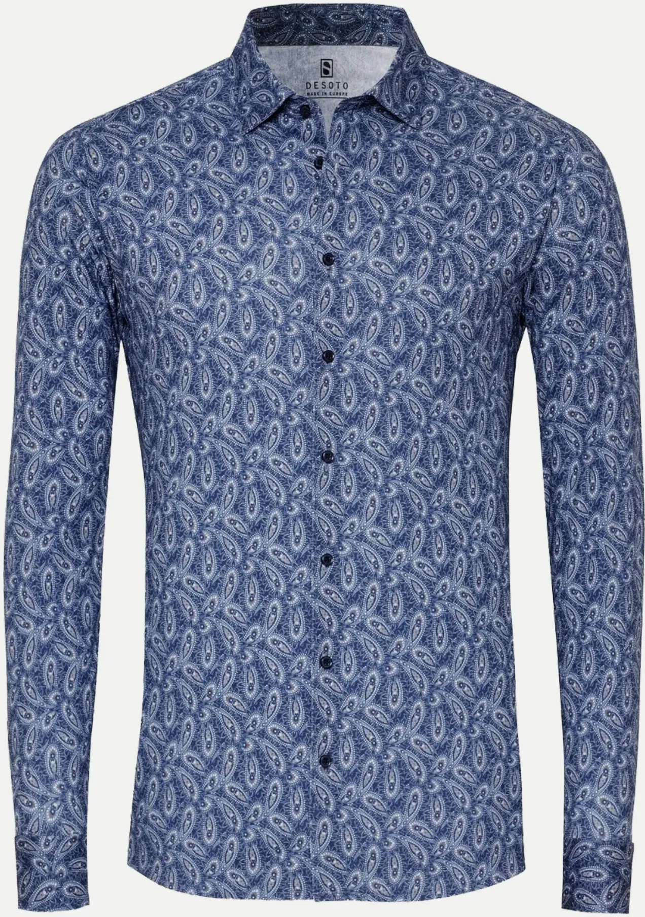 Slim-Fit Hemd New Moon Blau 3XL