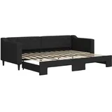 vidaXL Tagesbett 80 x 200 cm Schwarz