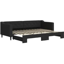 vidaXL Tagesbett 80 x 200 cm Schwarz