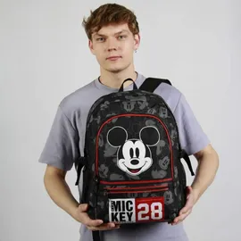 Disney Micky Maus Year-FAN Fight Rucksack Schwarz